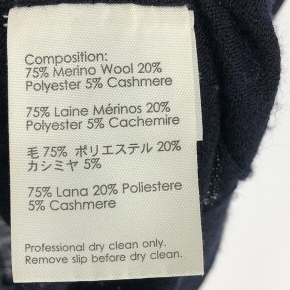 3.1 Phillip Lim Merino & Cashmere Blend Black Sleeveless Tunic size S *flaw* - Picture 6 of 15